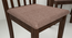 Houston 6 Seater Dining Set with 1 Bench and 4 Chairs (Rubberwood, Dark Cappuccino Finish) (Dark Cappuccino Finish) by Urban Ladder - - 956713