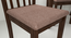 Houston 6 Seater Dining Set with 6 Chairs (Rubberwood, Dark Cappuccino Finish) (Dark Cappuccino Finish) by Urban Ladder - - 956737