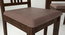 Monterey 6 Seater Dining Set with 6 Chairs (Rubberwood, Dark Cappuccino Finish) (Dark Cappuccino Finish) by Urban Ladder - - 956777