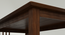 Dallas 6 Seater Dining Set with 1 Bench and 4 Chairs (Rubberwood, Dark Cappuccino Finish) (Dark Cappuccino Finish) by Urban Ladder - - 956820