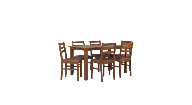 Seattle Starter Dining Set 1+6 (Rubberwood, Antique Oak Finish) (Antique Oak Finish) by Urban Ladder - - 956846