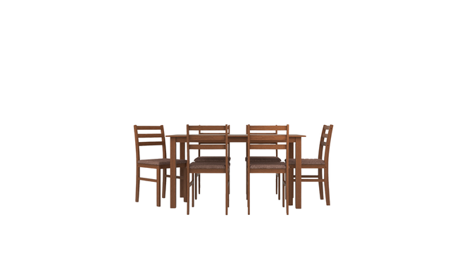 Seattle Starter Dining Set 1+6 (Rubberwood, Antique Oak Finish) (Antique Oak Finish) by Urban Ladder - - 956848