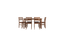 Seattle Starter Dining Set 1+6 (Rubberwood, Antique Oak Finish) (Antique Oak Finish) by Urban Ladder - - 956848