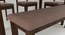 Houston 4 Seater Dining Set with 1 Bench and 2 Chairs (Rubberwood, Dark Cappuccino Finish) (Brown, Dark Cappuccino Finish) by Urban Ladder - - 956895