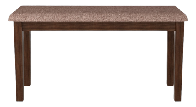 Monterey 4 Seater Dining Set with 1 Bench and 2 Chairs (Rubberwood, Dark Cappuccino Finish) (Brown, Dark Cappuccino Finish) by Urban Ladder - - 956903