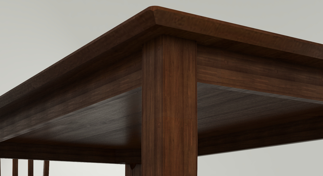 Monterey 4 Seater Dining Set with 1 Bench and 2 Chairs (Rubberwood, Dark Cappuccino Finish) (Brown, Dark Cappuccino Finish) by Urban Ladder - - 956923