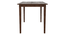 Dallas 4 Seater Dining Set with 1 Bench and 2 Chairs (Rubberwood, Dark Cappuccino Finish) (Brown, Dark Cappuccino Finish) by Urban Ladder - - 956983