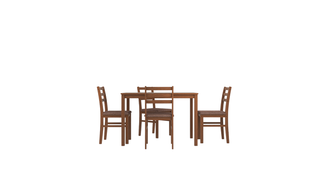 Seattle Starter Dining Set 1+4 (Rubberwood, Antique Oak Finish) (Brown, Antique Oak Finish) by Urban Ladder - - 956984