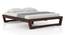 Caprica Bed (Queen Bed Size, Mango Walnut Finish) by Urban Ladder - - 