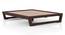 Caprica Bed (Queen Bed Size, Mango Walnut Finish) by Urban Ladder - - 