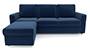 Apollo Sofa Set (Cobalt, Fabric Sofa Material, Regular Sofa Size, Firm Cushion Type, Regular Sofa Type, Master Sofa Component, Regular Back Type, Regular Back Height) by Urban Ladder - - 95974