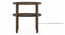 Kai Oval Solid Wood Side Table (Danish Walnut Finish) by Urban Ladder - - 