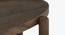 Kai Oval Solid Wood Side Table (Danish Walnut Finish) by Urban Ladder - - 