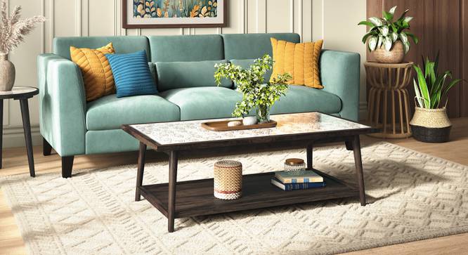 Fleur Coffee Table (Walnut Finish) by Urban Ladder - - 