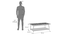 Fleur Coffee Table (Walnut Finish) by Urban Ladder - - 