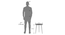 Fleur Side Table (Walnut Finish) by Urban Ladder - - 