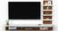 Primax Engineered Wood TV Unit (42 Inch Size, Brown Maple & White Finish) by Urban Ladder - - 