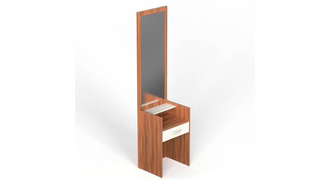 Adaly Engineered Wood Dressing table (Walnut & White Finish) by Urban Ladder - - 