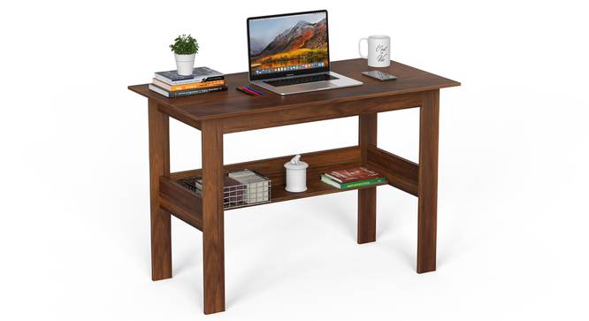Efflino Engineered Wood Study Table in brown maple (Brown Maple Finish) by Urban Ladder - - 