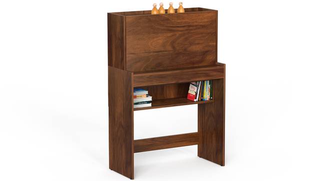 Karmiya Engineered Wood Study Table in brown maple (Brown Maple Finish) by Urban Ladder - - 