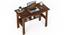 Efflino Engineered Wood Study Table in brown maple (Brown Maple Finish) by Urban Ladder - - 