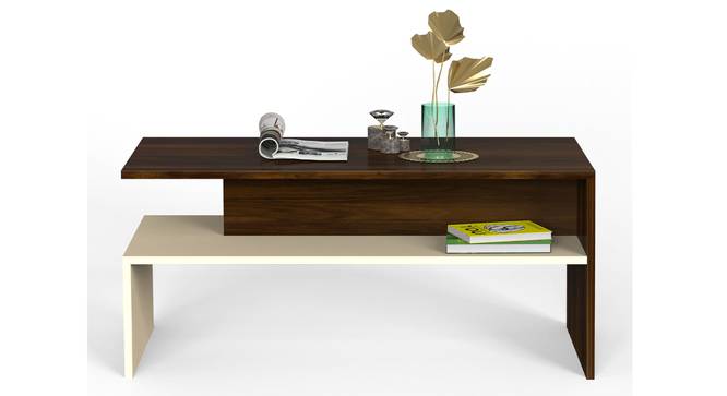 Taurley Engineered Wood Coffee Table (Brown Maple & Beige Finish) by Urban Ladder - - 