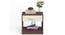 Oliver Engineered Wood Bed Side Table (Wenge & White Finish) by Urban Ladder - - 