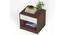 Oliver Engineered Wood Bed Side Table (Wenge & White Finish) by Urban Ladder - - 