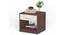 Oliver Engineered Wood Bed Side Table (Wenge & White Finish) by Urban Ladder - - 