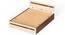 Pollo Engineered Wood King Size Bed with Box Storage (Queen Bed Size, Box Storage Type, Brown Maple & Beige Finish) by Urban Ladder - - 