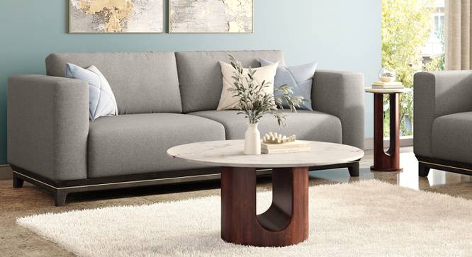 Orra Coffee Table with Marble Mango Walnut finish (Mango Walnut Finish) by Urban Ladder - - 