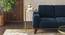 Zion Side Table with Glass Top in Gold Finish (Gold Finish) by Urban Ladder - - 
