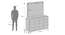 Valeria Dresser with Mirror in Dual Tone Finish (Dual Tone Finish) by Urban Ladder - - 