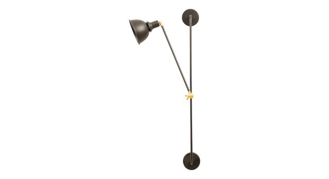 Swing Arm Corner Lamp Left Facing (Black) by Urban Ladder - - 