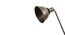 Swing Arm Corner Lamp Left Facing (Black) by Urban Ladder - - 
