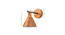 Tubino Wooden Wall Sconce (Brown) by Urban Ladder - - 