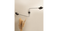 Kobuc Midcentury Modern Wall Sconce (Black) by Urban Ladder - - 