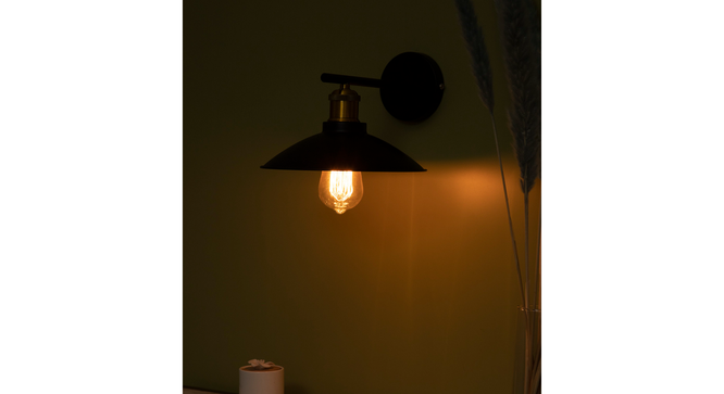Menu Cast Wall Sconce (Black) by Urban Ladder - - 