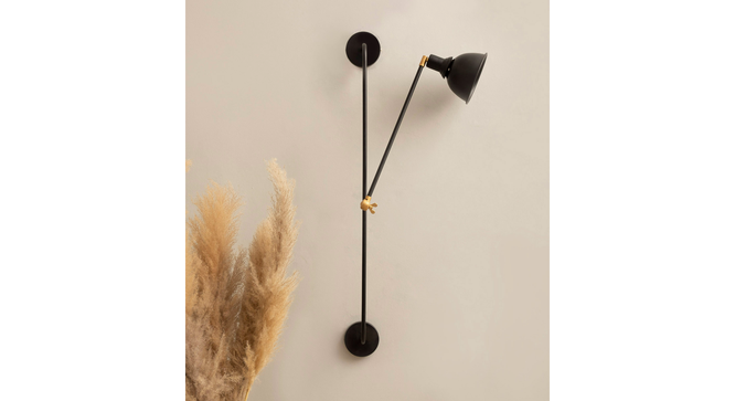Swing Arm Corner Lamp (Black) by Urban Ladder - - 