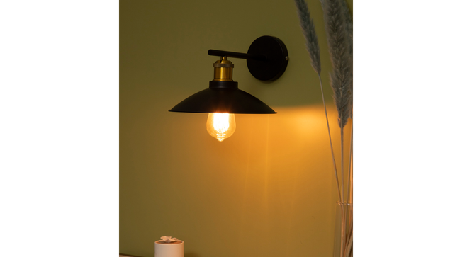 Menu Cast Wall Sconce (Black) by Urban Ladder - - 
