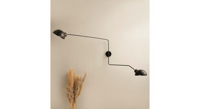 Industrial Minimalist Simple Decoration Swing Arm (Black) by Urban Ladder - - 