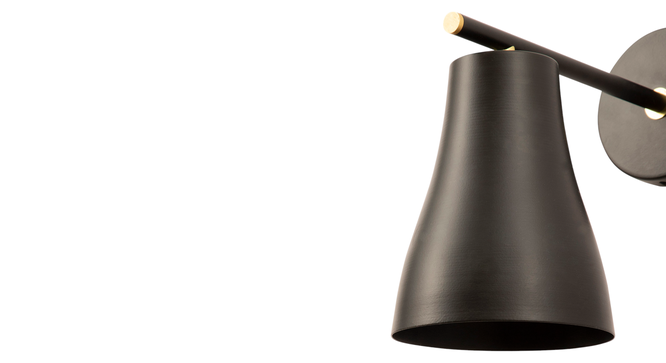 Peabody Wall Sconce (Black) by Urban Ladder - - 