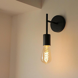Leibal Black Metal Wall Light By SS Lightings