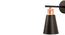 Kiro Ceramic Wall Sconce (Black) by Urban Ladder - - 