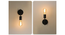 Leibal Black Metal Wall Light By SS Lightings (Black) by Urban Ladder - - 