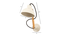Farrah Sit Wood Wall Sconce (White) by Urban Ladder - - 