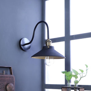 shoppeefry Ancient Black Metal Wall Light-picture-27