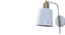 Norell White Metal Wall Light by SS Lightings (White) by Urban Ladder - - 