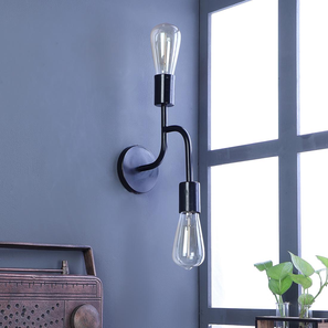 shoppeefry Flute Black Metal Wall Light by SS Lightings-picture-22
