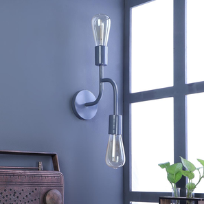 shoppeefry Flute Grey Metal Wall Light by SS Lightings-picture-18